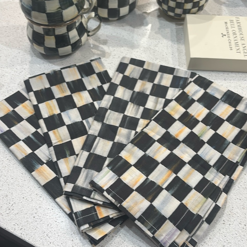 Mackenzie child cotton napkins (4)